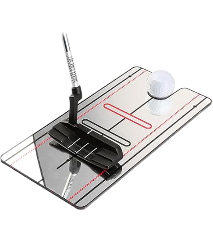 Miroir D'entraînement Putting HH-GOLF - 14,5x31cm - Améliore Ton Alignement Et Posture
