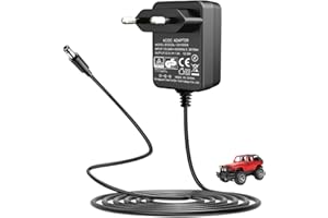 RPPIUP 12V 1A Kinder Elektrofahrzeug Ladegerät, Ladekabel für Kinder Motorrad Elektroauto, Netzadapter für Elektro Kiderauto, Kinder Elektroauto Ersatzteile, Universelles Stromadapter