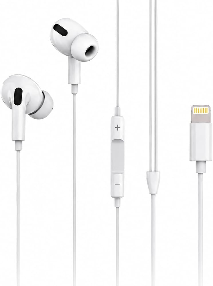 HEPU Titan Series HP-TK02 iOS Lightning Kablolu Kulak İçi Kulaklık - Yüksek Kaliteli Stereo Ses Mikrofonlu ve Ergonomik Tasarımlı 1.2M iPhone Uyumlu Kulaklık