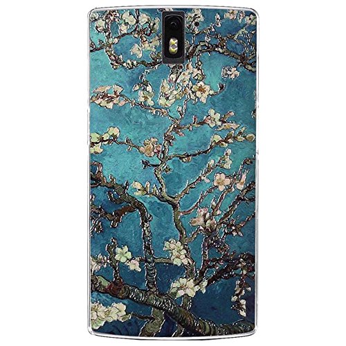 Funda OnePlus One - Fubaoda - 3D Realzar  cl  sico de la flor Patr  n  Gel de Silicona TPU  Fina  Flexible  Resistente a los ara  azos en su parte trasera  Amortigua los golpes  funda protectora anti-golpes para OnePlus One  1 1 