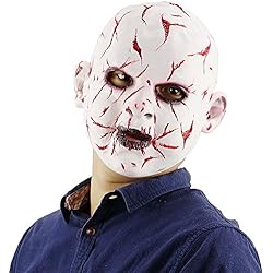 Decdeal Máscara de Monstruo Látex,Cabeza Llena Sangriento Máscara de Fantasma,Disfraz de Mascarada de Halloween
