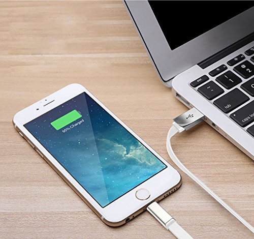 GlobaLink® Neue Micro USB Kabel aus hochwertigem Zinklegierung Design Datenkabel für alle Android Smartphone Lebenslange Garantie [2 pack,2m] Schneeweiß - 6