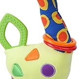 Lalang Baby Plüschtiere, Kleinkindspielzeug,Beschwichtigen Schlaf Spielzeug,Kinderwagen, der Spielzeugauto-Drehmaschine hängenden Baby Rasseln,Farbige Klein Hirsch - 4