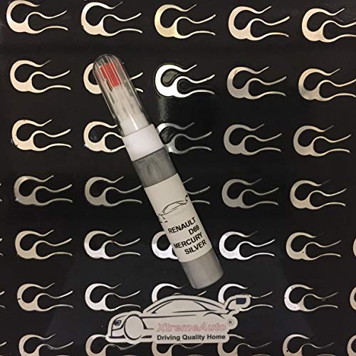 Xtremeauto MERCURY SILVER D69 PAINT NEEDLE PRECISION TOUCH UP REPAIR KIT 15ML SCRATCH CHIP BRUSH (TOUCH UP)