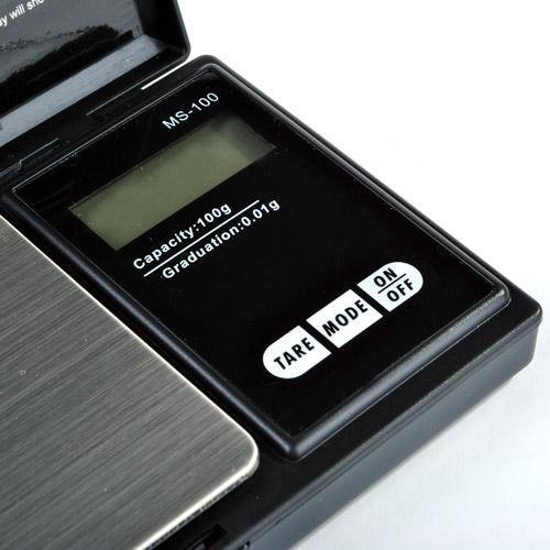 300g/0,01g MS-Schwarz Taschenwaage Feinwaage Digitalwaage Goldwaage Münzwaage G&G - 2