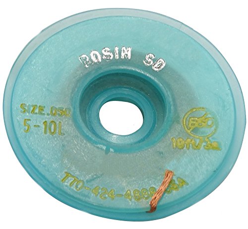 Preisvergleich Produktbild Aerzetix - Entlötkupferlitze Entloetlitze 1.27mm / 3m Fluss Kolophonium