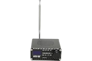 PUSOKEI Portable Shortwave Radio, M AM (MW SW) SSB (LSB USB) Full Band Radio Receivers, Handheld Airband Radio Receiver Scanner with Antenna, for Outdoor Home