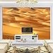 Produktbild Hyiiw Benutzerdefinierte Fototapete 3D Gelb Sand Wüste Sofa Tv Hintergrund Wanddekorationen Wohnzimmer Moderne Wandmalerei Wandbild Tapeten-450X300Cm