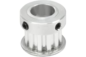 UXCELL sourcingmap Aluminium XL 12 dents 12 mm alésage courroie de distribution roue libre poulie bride roue synchrone pour 10 mm ceinture 3D imprimante CNC