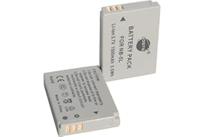 DSTE ELECTRON DSTE 2pcs NB-5L NB-5LH Batería Compatible con Canon PowerShot SD790,SD800,SD850,SD870,SD880,SD890,SD900,SX200,SX210,SX220