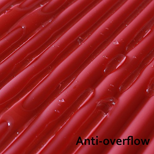 2er Packung Silikon-Untersetzer Topfhalter von Kurtzy – Küchen-Mehrzweckuntensil Untersetzer Pfannen Halter Löffelablage Marmeladenglasöffner Küchen-/Tisch-Untersetzer – hitzebeständig, dick & flexibel - 6