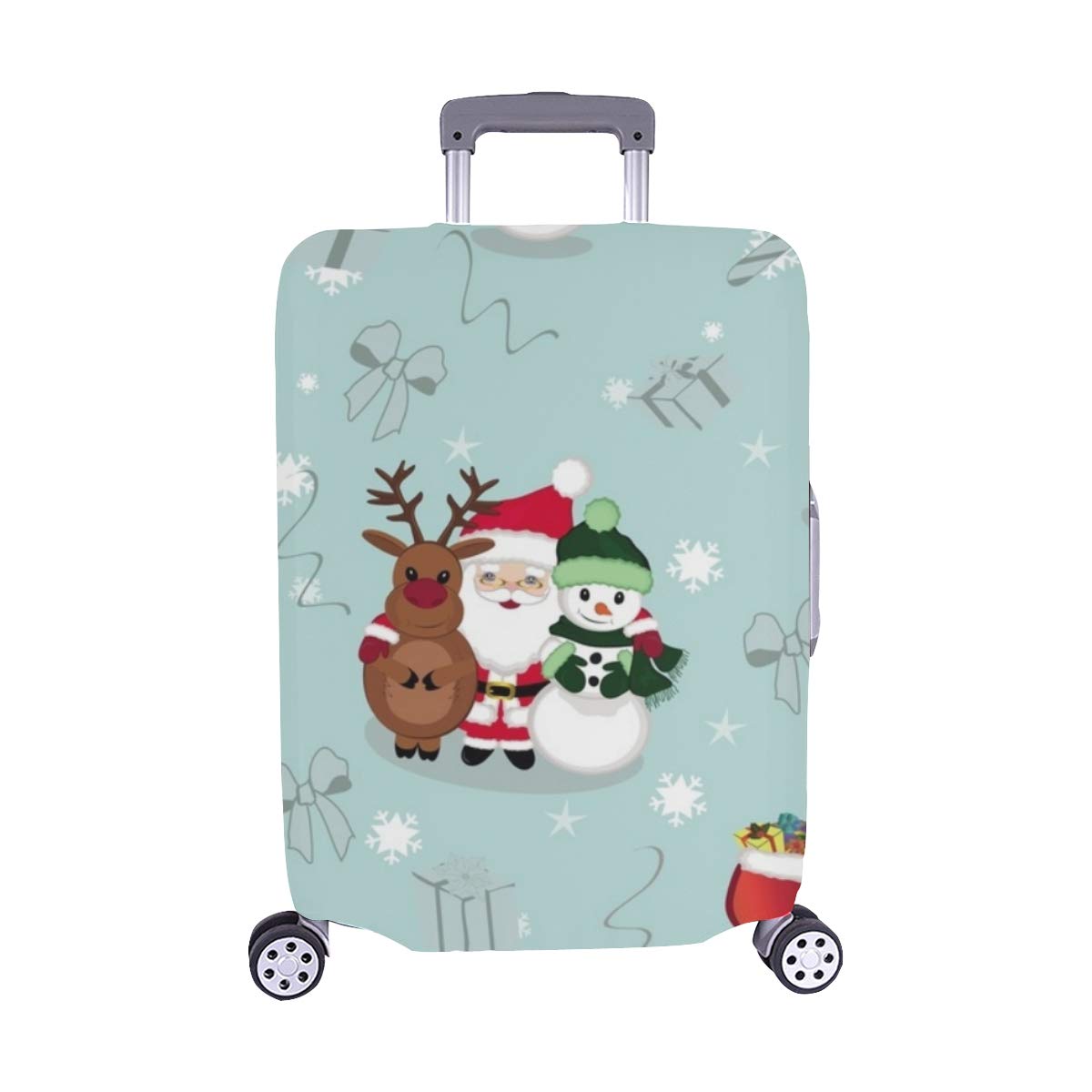 （Nur abdecken） Christmas Neue Jahre Muster setzen Wohnung Muster Staubschutz Trolley Protector case Fall reisegepäck auf…