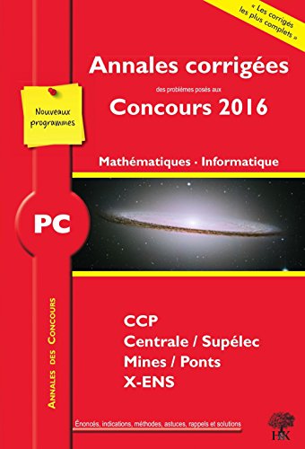 PC Mathématiques, Informatique en ligne PC Mathématiques, Informatique en ligne