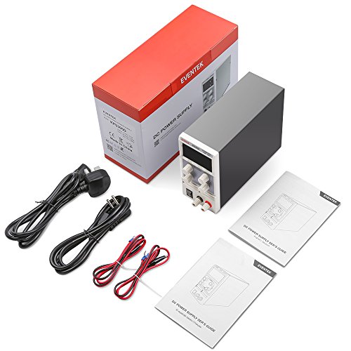 Fuentes de alimentacion regulables DC 0-30V   0-5A Eventek Regulable Digital Ajustable   para laboratorio  reparaci  n general hogar  