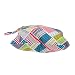 Baby Protable Nappy Reusable Washable Wet Dry Cloth Zipper Waterproof Diaper Bag with Colorful Checked Pattern
