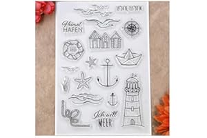 Kwan Crafts - Timbri trasparenti per realizzare biglietti, decorazioni e scrapbooking fai da te