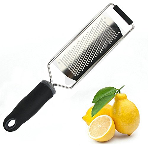 Käse Reibe, jtdeal Hand feine Reibe und Zitronenschaber, Premium Edelstahl mit scharfe Zähne, professionelles Küche Hand Werkzeug für Käse, Obst Zest, Schokolade, Wurzel Gemüse & mehr