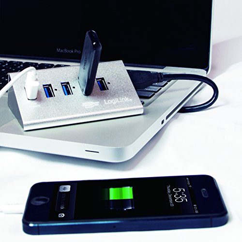 LogiLink USB 3.0 Hub 4-Port + 1x Schnell-Ladeport - 4