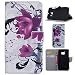 Produktbild HTC 10 Hülle WYSTORE Bunte Muster PU Leder Bookstyle HandyHülle Tasche Flip Wallet Case Anti-Scratch Shell Cash Pouch ID Card Slot Folio Hüllen Schale SchutzHüllen für HTC 10 (5.2 Zoll) - A09 magnolia flower