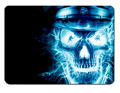 Preisvergleich Produktbild Mauspad Blue Skull Design