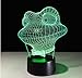 Produktbild LED niedliche Frosch Nachtlicht   Lampe 7 wechselnde Farben buntes Nachtlicht Kinder schlafen Lava Lampe