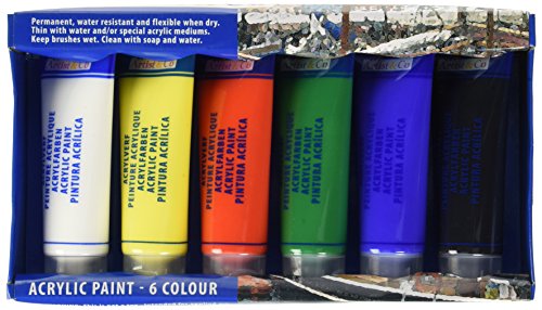 Speelgoed 70795 - Tempera Verf In Tube 75 ml 6 Tubes, mehrfarbig