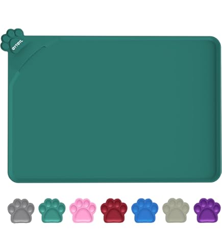 Opulsquare Pvc Placemat Waterproof Dog Cat Food Mat Non Slip | Seychelles