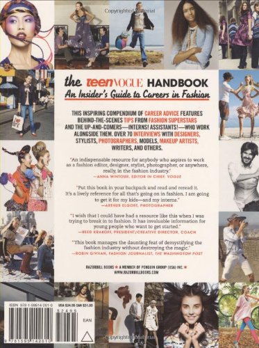Couverture du livre de The Teen Vogue Handbook: An Insider's Guide to Careers in Fashion.