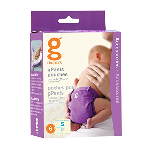 Gnappies Gpant Pouches, 6ct, Small Reuseable Nappies