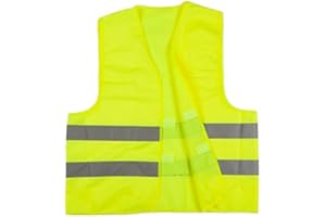 R&K DIENSTBEKLEIDUNG Warnschutzweste/Warnweste, gelb, Groesse M, (in 7 versch. Groessen, S - 4XL)