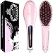 Hair straightener straightening brush-AsaVea (Pink)