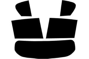 PSSC WINDOW FILM PSSC Pre Cut Rear Car Window Films for BMW 1 Series 5 Door Hatch 2011 to 2016 05% Very Dark Limo Tint