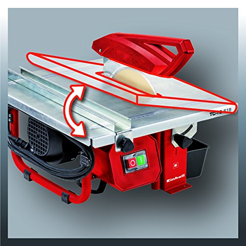 Einhell Fliesenschneidmaschine TC-TC 618 (600 W, Schnitthöhe 35 mm, Tischgröße 330 x 360 mm, Diamant-Trennscheibe-Ø 180 mm) - 4