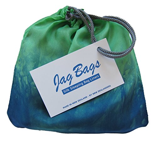 Preisvergleich Produktbild JagBag Innenschlafsack, aus reiner Seide, Standardgröße, pfau