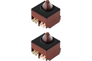 Create idea 2 Piezas de Repuesto para Interruptor de Amoladora Angular 650621-4 Compatible con Makita 9553NB 9554 9555 9557HN 9557HB 9558NB PJ7000 GA4530