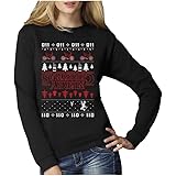 stranger things christmas sweater womens