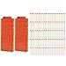 Produktbild MRKE 2 Stück 12-Dart Clip Magazin + 100 Stück Weiß Darts Pfeile Leuchtend im Dunkeln für Nerf N-Streik Elite-Serie