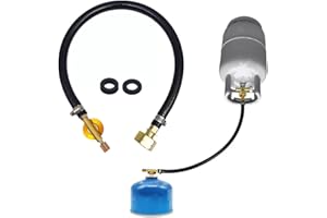 FiTspi Propan-Nachfülladapterschlauch, Gastank-Nachfülladapter zum Befüllen der