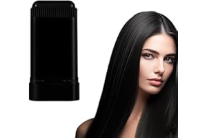 AEKZOX 2 in 1 Matita Colorante per Capelli, Resistente all'Acqua e al Sudore, Pettine Integrato per Riparazione Capelli, Pratico Pettine per Capelli Grigi, Matita Colorante Istantanea (Nero)