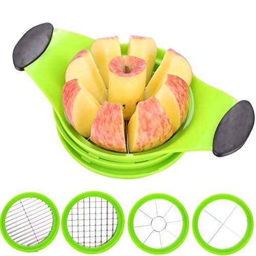 Homdox 3630 Multifunktions- Apfelteiler mit vier Edelstahlklinge