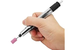 HOMRY Penna per incisione pneumatica, penna per incisione pneumatica Utensile per smerigliatrice ad aria compressa con impugnatura diritta ad alta velocità 65000 rpm