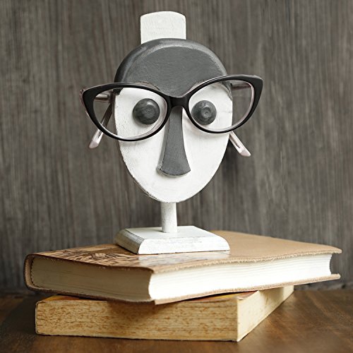 Muttertagsgeschenk, Dekoration holzerne Brille Schauspiel halter nase Brillenhalter display stand mit brillenständer geschenke fur Sie oder Ihn (weib)