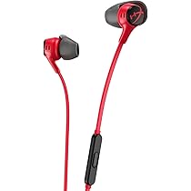 HyperX HX-HSCEB-RD Earbuds - koptelefoon voor Nintendo Switch, PC en mobiele telefoons, rood HyperX HX-HSCEB-RD Earbuds - koptelefoon voor Nintendo Switch, PC en mobiele telefoons, rood