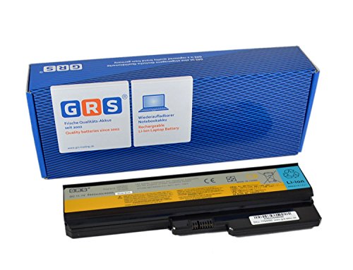 GRS® Notebook Akku für Lenovo 3000 G430, N500, G450, G550, G530, IdeaPad V460, Z360, ersetzt: 42T4585 42T4586 51J0226 L08O4C02 L08O6C02 L08S6C02 LO806D01 LO8N6Y02 42T4729 42T4730 L08S6C02 42T4725 42T4726 51J0226 57Y6266 57Y6527 57Y6528 ASM 42T4586 ASM 42T4728 FRU 42T4585 FRU 42T4727 L06L6Y02 L08L6C02 L08L6Y02 L08N6Y02 L08S6D02 L08S6Y02, Laptop Batterie 4400mAh, 11.1V