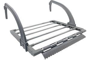 ONEBO 1 Stück Heizkörpertrockner,Heizungs-trockengestell,Balkonwäschetrockner,Hängetrockner,zum Aufhängen von Heizkörpern und Balkon-Trockengestell(39 * 31cm)