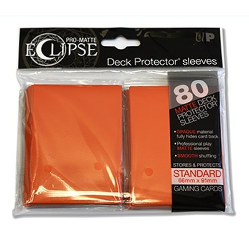 Ultra Pro- Pro-Matte Eclipse Estándar Mangas, Color Orange (E-85113)