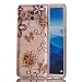 Produktbild Hülle Silikon für Huawei Mate 10 Pro,Glitzer Hülle für Huawei Mate 10 Pro,Leeook Luxus Elegante Bling Funkeln Glänzend Glitzer Bunt Gold Blumen Schmetterling Muster Weich Transparent Kristallklar Ultra Thin Dünn Schutzhülle Protective Skin Back Shinning Cover Etui Schale für Huawei Mate 10 Pro + 1 x Schwarze Eingabestift-Gold Blumen Schmetterling