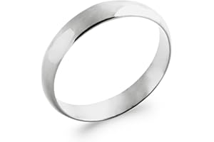 Les Plaisirs de Stella Bague Argent 925/000 - Alliance Mixte Homme Femme Largeur 4mm