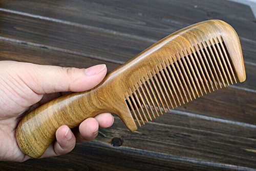 VALUE MAKERS® Luxuriöser hölzerner Kämme Anti-Statischer Kämme,Holz Frisierkamm 18 cm - 3