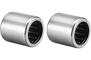 sourcing map 2 Stk. HK1015 Nadellager 24300U/min Maximal 10mm Bohrung 14mm Außen 15mm Breite